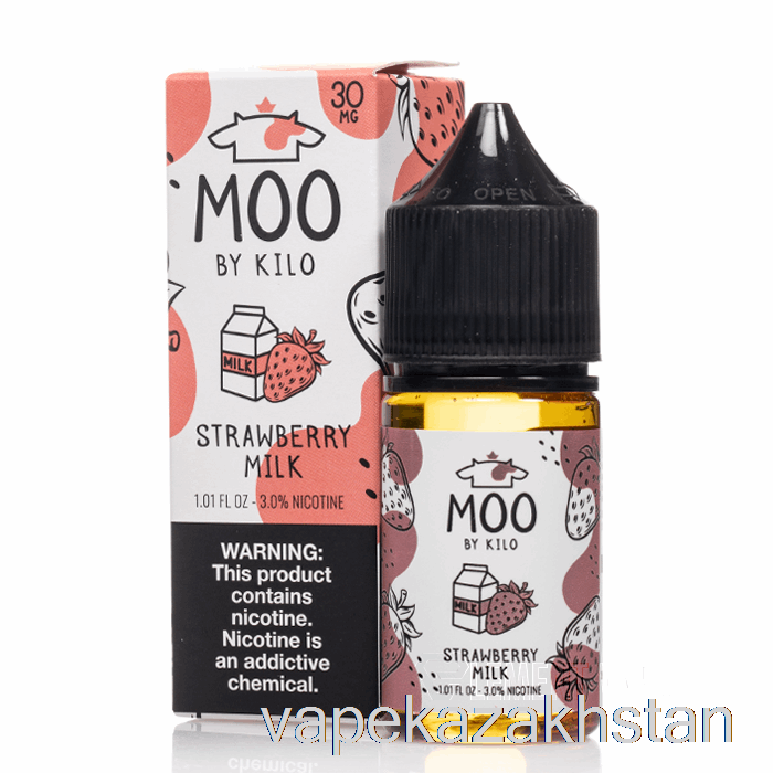 Vape Disposable Strawberry Milk - Moo Salts - 30mL 30mg